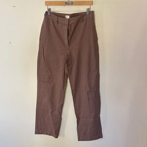 Aritzia Wilfred Rich Brown Chinos